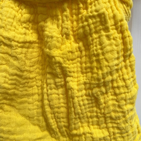 Okie Dokie 6M Yellow Girls Flutter Short Sleeve Blouse Top - Picture 2 of 4